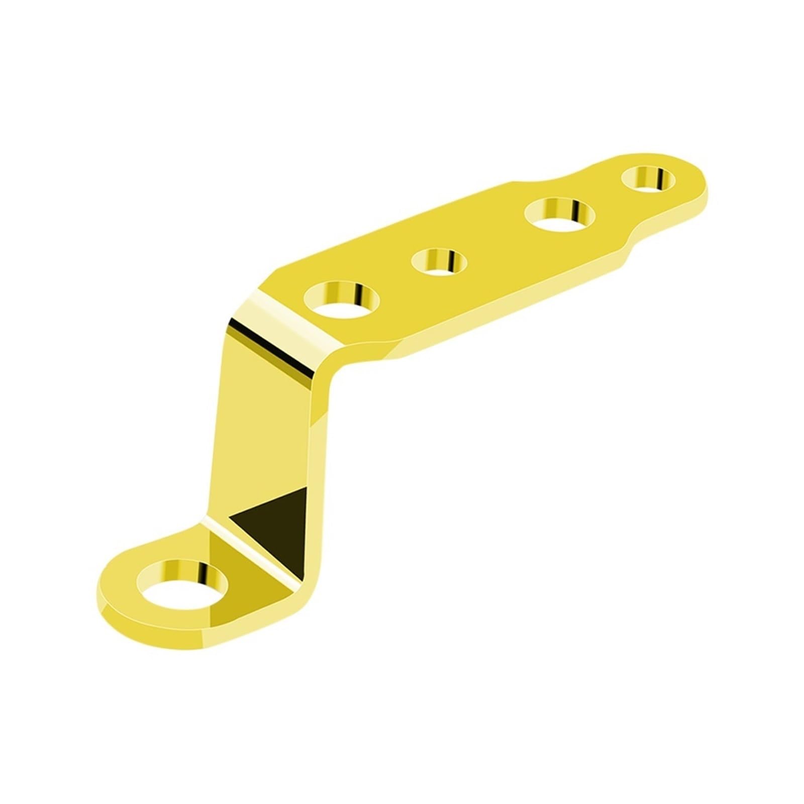 Bracket Light Multifunction Motorcycle Modification Accessories Head Light Brackets Rearview Mirror Lamp Extension(Yellow)