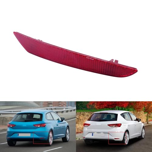 Feux catadioptriques pour Seat Leon Hatchback, finition premium ajustée OEM - 4