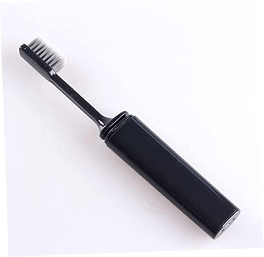 Miniatura 6 de TEONEI Cepillo de dientes plegable de viaje, cepillos de dientes plegables, cepillo de dientes de cuidado personal, 2 unidades