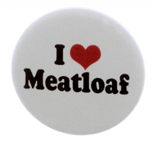 I Love Meatloaf 2.25" Keychain (heart)