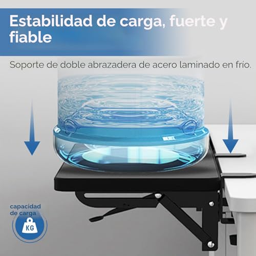 Miniatura 6 de Bandeja De Expansión De Escritorio, 20 24 Cm Soporte De Teclado De Escritorio Ergonómico, Soporte De Brazo De Ratón Robusto, Adecuado Para El Hogar Y La Oficina, Sin Pinzas Perforadas