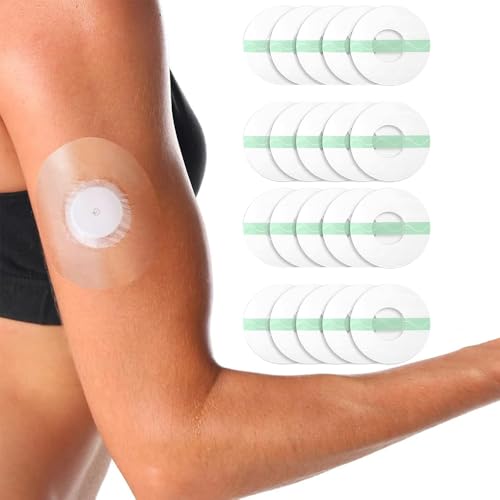 Image of 20pcs Self Adhesive Patches Compatible With FreeStyle Libre 3 Sensor, Breathable Waterproof Sensor Covers Patch Stickers Pad, Sensor Sticker Fix The Sensor On The Arm (Transparent)