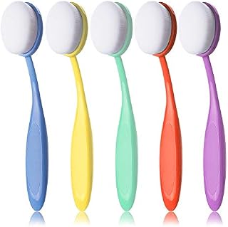 Craft Ink Blending Brushes Colorful Set Assortment Crafter Color Coded Handles Soft Bristle Artist Blender Brush Tool for Crafting 5 Pack