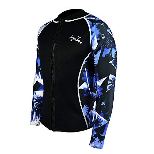 image for LayaTone Wetsuit Top Men Women 3mm Neoprene Jacket Adults Surfing Scub