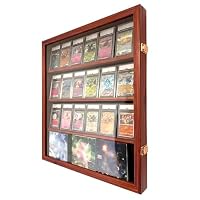 Amazon.co.jp: heizi トレカディスプレイケース UV加工 鍵付き 無垢材