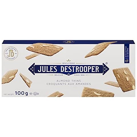 JULES DESTROOPER Almond Thins, 3.5 Ounce Cover