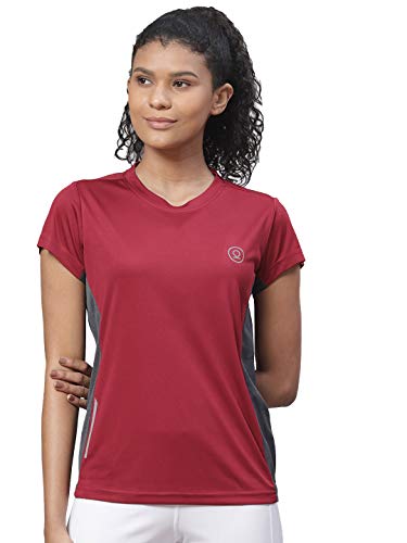 CHKOKKO Women’s Round Neck Dry Fit Gym Sports T-Shirt