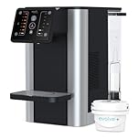 Aqua Optima Aurora Instant Hot & Cold Filtered Water Dispenser - Reduces Limescale, Microplastics, Chlorine & More with the Evolve+ Filter - Worktop 3.8L Boiling & Cold Water Machine for Home & Office