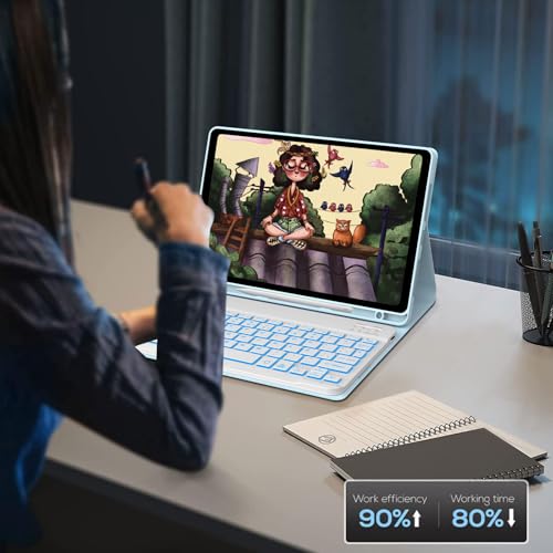 Funda Teclado Redmi Pad SE 11 para Evitar Fatiga Visual y Golpes 7