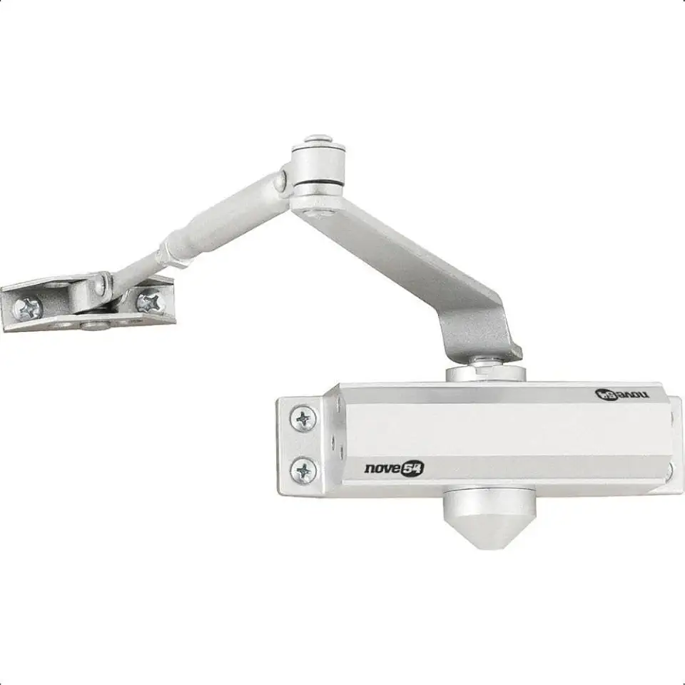 Mola Aérea Para Porta, Prata, Potência 2, Nove54.