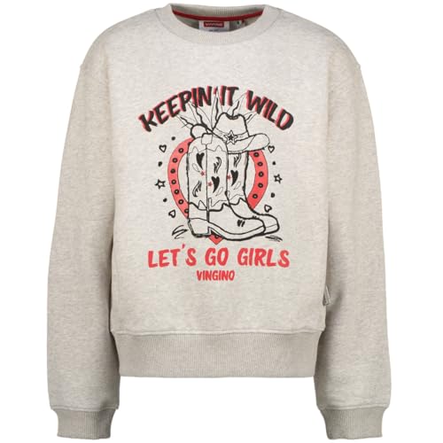 Vingino Girls Noah gris - Ensemble haut de gamme aux finitions soignées taille 6 ans