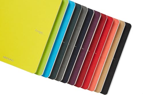 Cahier agrafé Fabriano Ecoqua vert citron carnet notes ligné - 6