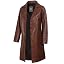 Cognac - Brysn Leather Coat