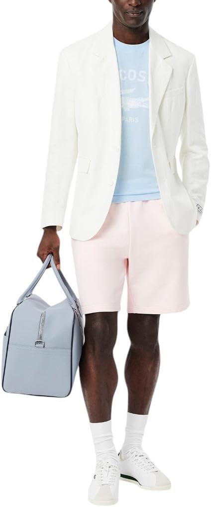 Lacoste Mens Signature Print Cotton T-Shirt - Image 3