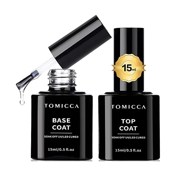 TOMICCA Base Coat Top Coat UV Set