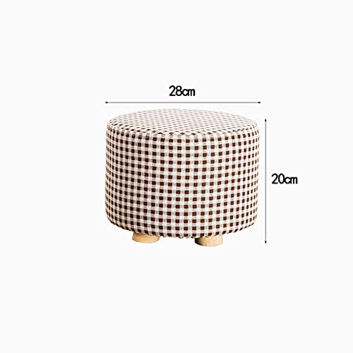Tabouret rond gain de place pour s'asseoir facilement dans l'entree