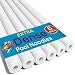 Oodles of Noodles Deluxe Foam Pool Swim Noodles - 6 Pack White 52 Inch Wholesale Pricing Bulk Pack and Free Connector