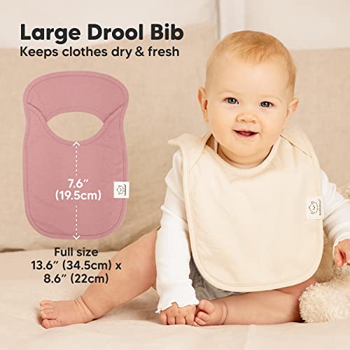 Keababies 8-Pack Baby Bibs For Boys, Girls And 8-Pack Organic Baby Bibs For Girls & Boys - Pull-On Bibs For Baby Girl, Baby Boy - Teething Baby Bibs For Boy, Girl - Baby Girl Bib - Newborn Bibs #TOP3