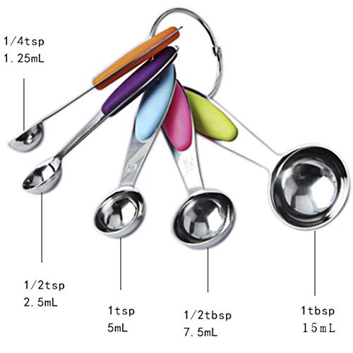 Colheres laranjas medidoras, conjunto de 11 peças