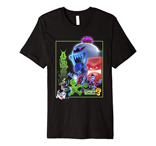 Luigi's Mansion 3 Collage Poster Premium T-Shirt