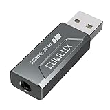 Cubilux USB A to 3.5mm Headphone Adapter with 384KHz/24-bit DAC, TRRS MIC Supported USB to Audio Dongle for Headset, 1/8 Aux Converter for PC, Laptop, PS5, PS4, Windows, macOS, Linux
