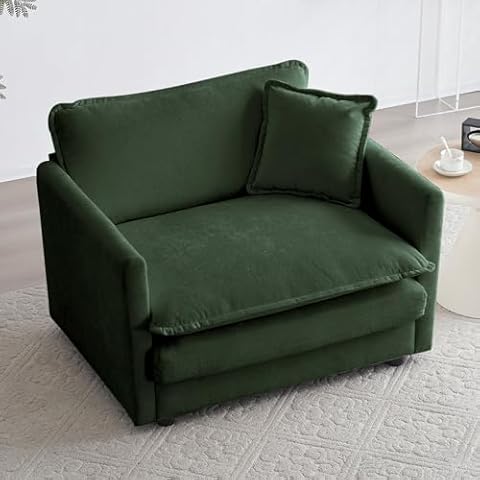 KIVENJAJA Chenille Single Sofa Chair Cover