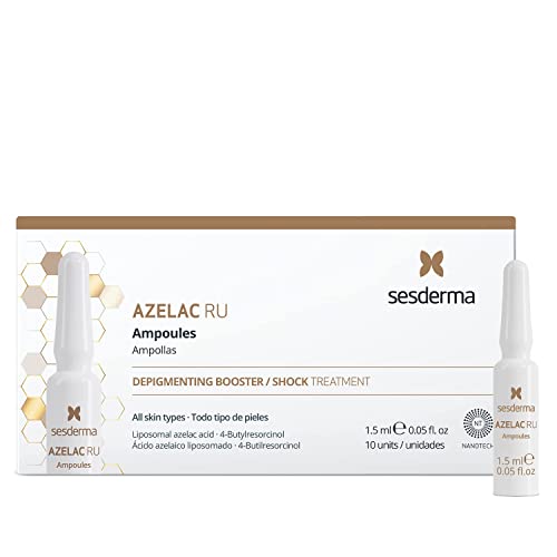 Sesderma Azelac Ru Ampollas Despigmentantes – Tratamiento intensivo para piel con manchas – 10 x 1,5 ml