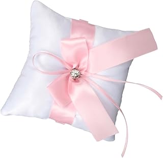 Ciieeo Ring Pillow for Wedding Flower Pillow Ring Padding fo
