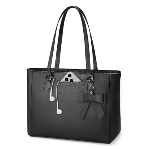 KTMOUW Sac a Main Femme Sac Cabas Imperméable Sacs Fourre-Tout Grande Capacité Sacs à Main Porté Épaule Femme pour Cours, Lycée, Voyage, Affaires et Travail Noir