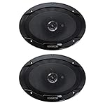 Kenwood KFC-6966S 6 x 9 Inch 400-Watt 3-Way Flush Mount Coaxial Car Speaker Easy Installation - Pair