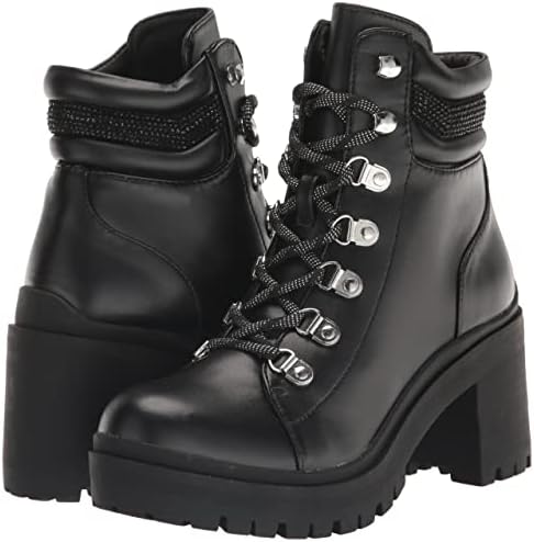 Nine West Women's QWORK Ankle Boot, Black, 9.5 | Image 6
