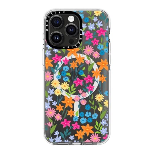 CASETiFY Clear iPhone 15 Pro Max Case [Not Yellowing / 6.6 ft. 3X Military Grade Drop Protection/Magsafe] - Bright Spring Flowers - Clear by CASETiFY - Image 4