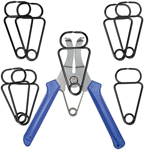 IRONSTAR Miter Spring Clamps Pliers for Woodworking, Including 8 Miter Clamps