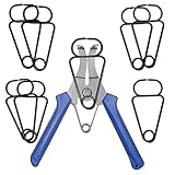 IRONSTAR Miter Spring Clamps Pliers for Woodworking, Including 8 Miter Clamps