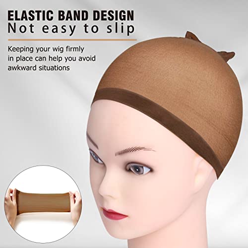 image for Goiple 20 Pieces Wig Caps, Stretchy Nylon Wig Cap, Wig Caps for Women 
