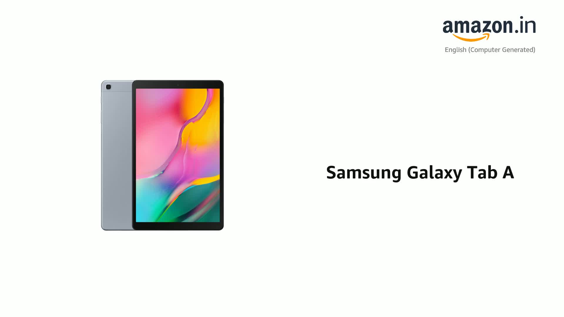 Samsung Galaxy Tab A (2019,Wi-Fi) SM-T510 32GB 10.1