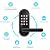 Keyless Entry Keypad Electronic Door Lock: Sifely Digital Smart Lock with Code, Electric Deadbolt Door Knob/Handle for Front, Interior, Exterior & Bedroom Doors (Black, App Control, No Fingerprint)
