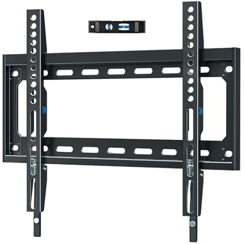Mounting Dream TV Mount Fixed for Most 26-60 Inch LED, LCD and Plasma TVs, TV Wall Mount TV Bracket up to VESA 400x400mm and 100 LBS Loading Capacity, Low Profile and Space Saving Flat Mount MD2361-K Cover