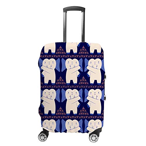 Housse de transport de bagages lavable anti-rayure éléphant