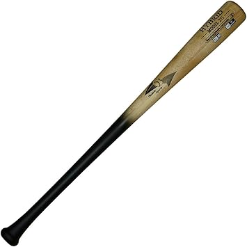 BAMBOOBAT BY PINNACLE SPORTS EQUIPMENT INC. Adult Hybrid Bamboo & Maple Baseball Bat with Rubberized Coated Handle -