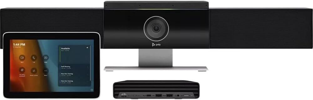 Poly Studio Medium Room Kit for MS Teams: Studio USB Video Bar with GC8 - for Video Conferencing - Medium Room Size Supported - Audio Line in - USB - Wall Mountable