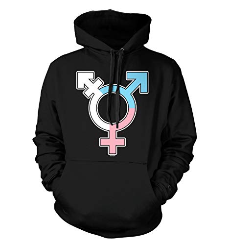 Haase Unlimited Transgender Symbol - LGBTQ Trans Rights Unisex Hoodie Sweatshirt