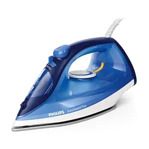 Philips Steam Iron GC2145/20 2200-watt, From Worlds No.1 Ironing Brand*, Scratch resistant ceramic soleplate, Steam Rate of up to 30 g/min, 110 g steam boost, Drip stop technology