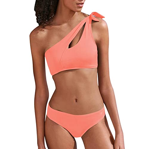 Frauen-Bikini mit hoher Taille Push-Up-Bikini-Druck-Badeanzug-weibliche...