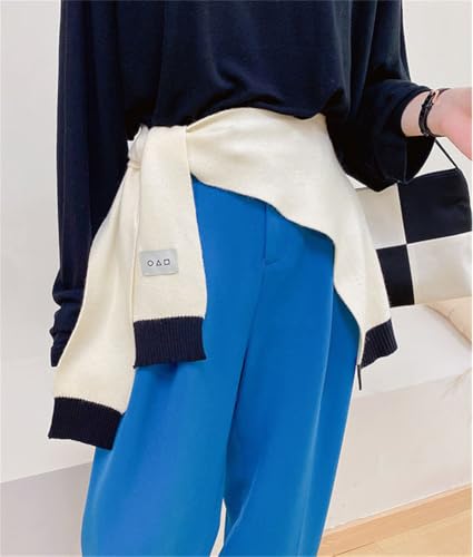 Women Sweater Shawl Knitted Shawl Wraps Knotted Sweater Scarf Casual Shoulder Tops Cape Cardigan Poncho Scarves 20254