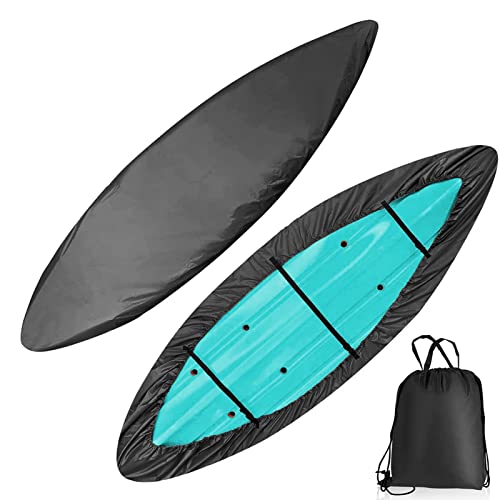 DTLEO Cubierta de Almacenamiento para Kayak, Profesional Funda de Kayak Ajustable Impermeable Funda para Kayak Hecho de Tela Oxford Cubierta Almacenamiento Kayak,5.1to5.5m Cover