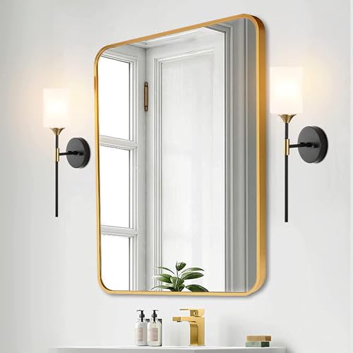 Image of SINOMAN Wall Light for Living Room Modern /Wall Lamps for Bedroom /for Living Room /Wall Lights for Home Decoration /Bedside Wall lamp (Black Gold, with Bulb)