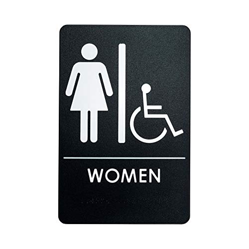 London Health Products Womens Restroom Sign - ADA Compliant -
