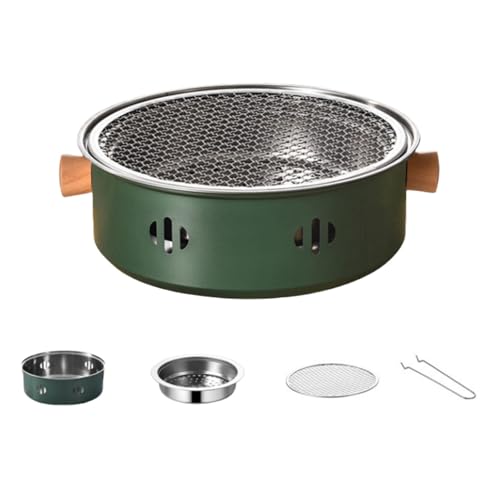 バーベキュー コンロ ステンレス製 卓上グリル 焚き火台 携帯便利 キャンプ コンロ BBQ グリル キャンプ用グリル ミニバーベキューコンロ 卓上焼き ポータブル 木炭ストーブ BBQ卓上コンロ 肉コンロ キャンプ 屋外 ピクニック キャンプ用品1~2人