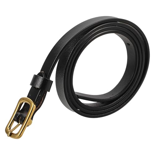 GALPADA PU Waist Belt: Women Thin Waist Belt Minimalist Adjustable Strap with Buckle Ideal for Jeans Dresses Pants for Everyday Style